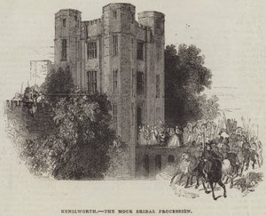 Kenilworth, die Schein-Hochzeitsprozession von J. Jackson